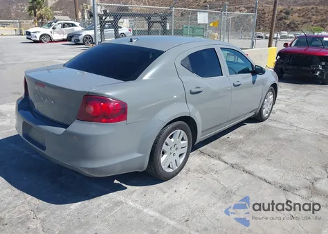 2014 Dodge Avenger Se from USA, damaged, VIN 1C3CDZAB4EN126897